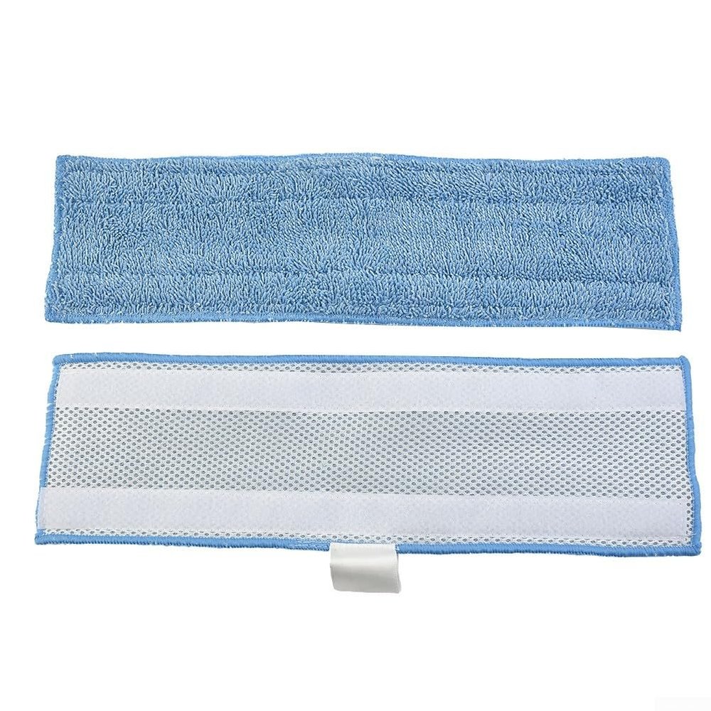 2 Pack Washable Microfibre Mop Cloths, for Moppy Steam Cleaner Reusable Cleaning Pads Easy Attachment Floor Cleaner Replacement