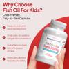 High Strength & Pure Omega 3 500mg for Kids | for Ages 4-15 Years | 360 Capsules in Total | Manufactured in The UK view 2