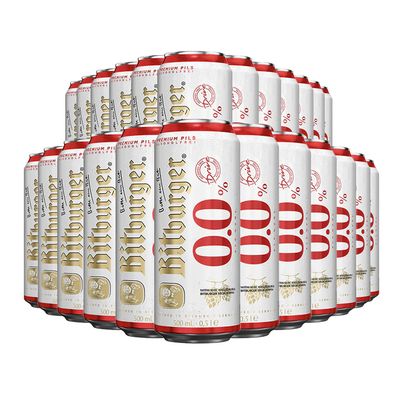 Bitburger | Pils Drive Alkoholfrei 0. 0% ABV | 24 x 500ml