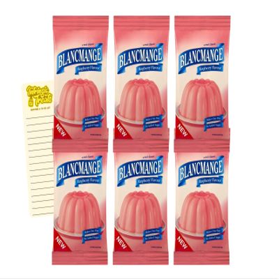 Dessert Bundle with Raspberry Blancmange 35g x6 and Intrinsic Treats Shopping List Card