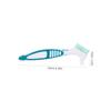 VERDANVERSE Denture Brushes Large Ergonomic Handle 4pcs and with Double Sided Multi-Layered Nylon Bristles Gentle on Gums, Toothbrush Cleaner for Denture Wearers view 2
