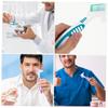 VERDANVERSE Denture Brushes Large Ergonomic Handle 4pcs and with Double Sided Multi-Layered Nylon Bristles Gentle on Gums, Toothbrush Cleaner for Denture Wearers view 3