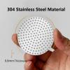 Espresso Puck Screen, Made of 0.8mm Thickness Stainless Steel,Reusable Coffee Filter,Designed for Bottomless Portafilter Baskets and Enhances Espresso Extraction (58mm) view 2