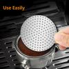 Espresso Puck Screen, Made of 0.8mm Thickness Stainless Steel,Reusable Coffee Filter,Designed for Bottomless Portafilter Baskets and Enhances Espresso Extraction (58mm) view 3