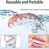 Care Spring 2 Pcs Silicone Reline Denture Set Cosmetic Teeth for Perfect Smile, Temporary Tooth Filling Fake Teeth Covers The Bad Teeth, Clip in Veneers Teeth Top And Bottom for Men Women view 4