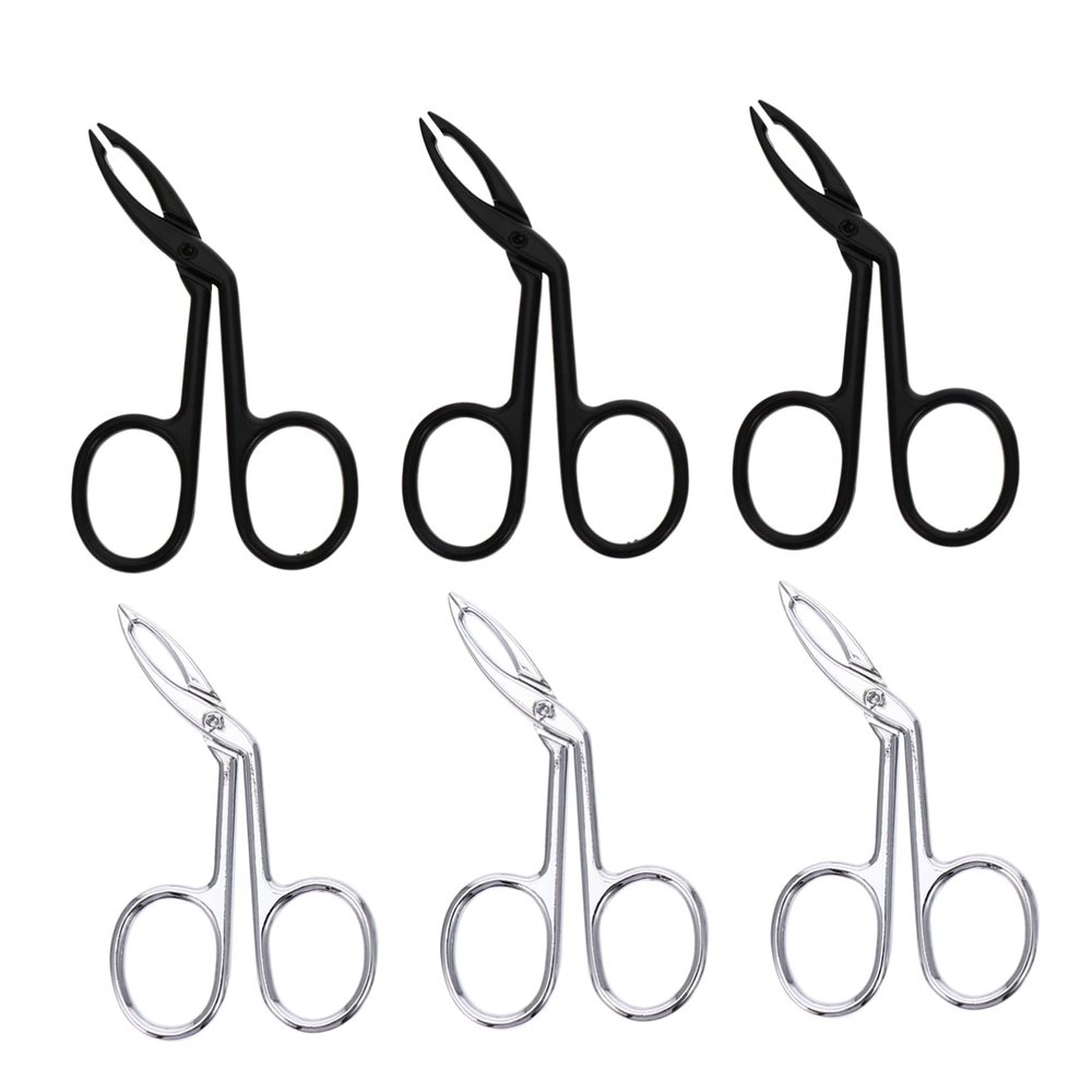 BESPORTBLE 6Pcs Stainless Steel Eyebrow Tweezers Kit Slanted and Flat Tip, Tight Bite and Ergonomic Design Fits Hand Shape, Includes Rubber Buckle for Precise Facial Hair Removal