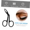 BESPORTBLE 6Pcs Stainless Steel Eyebrow Tweezers Kit Slanted and Flat Tip, Tight Bite and Ergonomic Design Fits Hand Shape, Includes Rubber Buckle for Precise Facial Hair Removal view 3
