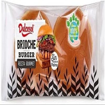 7X Dulcesol Brioche Burger Bun 340g
