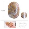 KYEYGWO Irregular Orange Moonstone Palm Worry Stone Polished Crystals and Healing Stones for Positive Energy Meditation, 38-80 mm view 2