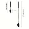 Telescoping Back Scratcher, Silicone Brush Body Scrubber, 67cm, Portable Hand Massager, with Stainless Steel Handle, Extendable Body Scratcher for Itching Relief, Bath, Massage view 2