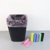 100 pcs Small Bin Liners Disposable Waste Bags, Portable PE Bin Bags For Kitchen Bedroom Bathroom (Blue) view 3