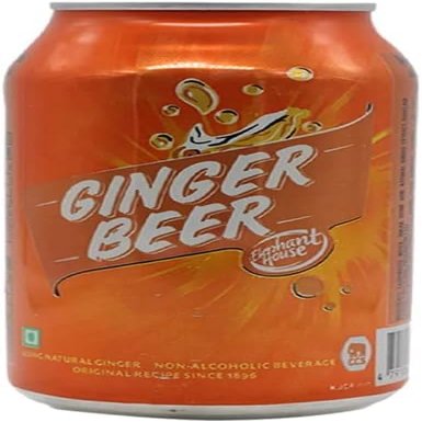 FreshCart Basics Elephant Ginger Beer 325Ml Can Refreshning Drink Product Of Srilanka Pack Of 1
