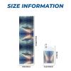 Whale Sky Painting Microfiber Cooling Sports Towel (12x40 inches) | Essential for Gyms, Yoga and Running view 2