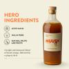 MUUSH Blood Orange and Ginger with Lions Mane Drink | Brain Boost, Gut Health & Natural Energy | Low Sugar, Vegan | Functional Mushroom Beverage with Naturally Sweetened | Low Calorie | 700ml view 2