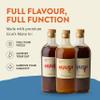 MUUSH Blood Orange and Ginger with Lions Mane Drink | Brain Boost, Gut Health & Natural Energy | Low Sugar, Vegan | Functional Mushroom Beverage with Naturally Sweetened | Low Calorie | 700ml view 3