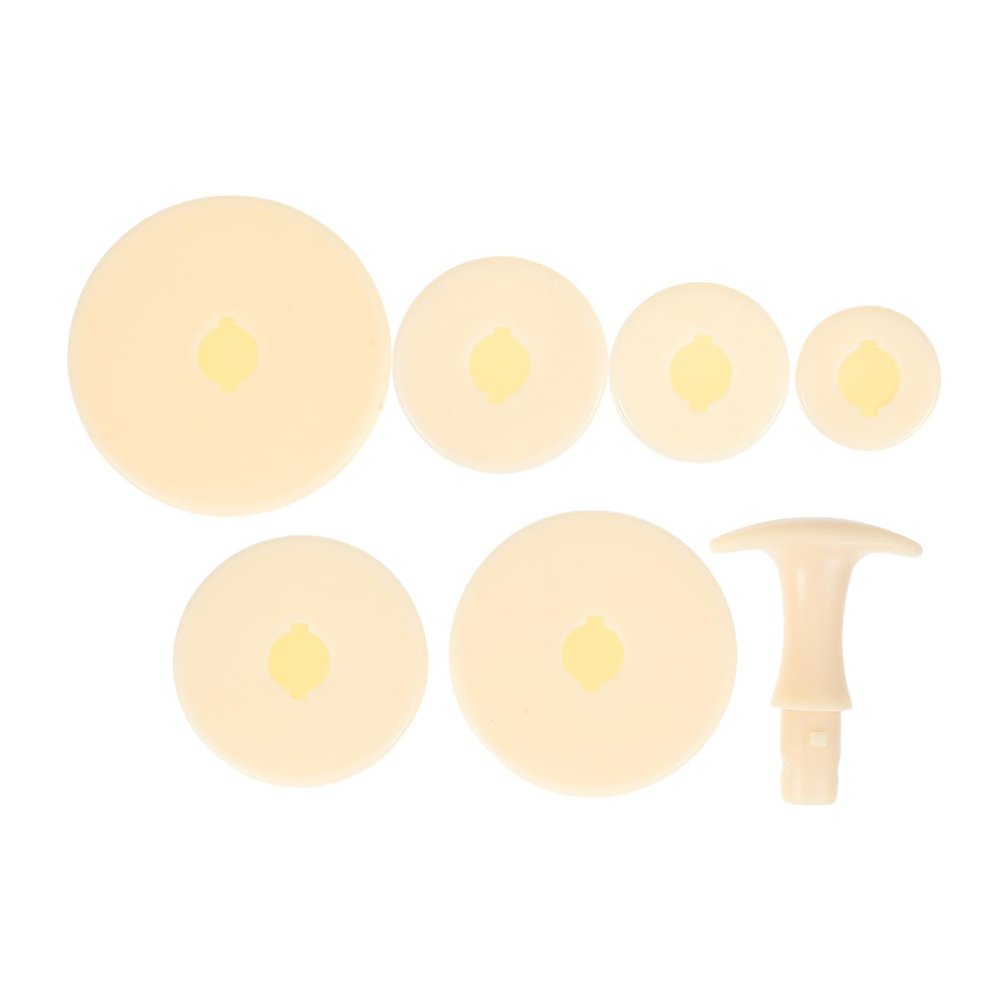 KOCKSHION Silicone Tart Mold with Unique Design with Removable Handle for Baking Egg Tart Shells and Desserts Quick Pressing Pie Crust Tool for Making Types of Pies