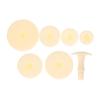 KOCKSHION Silicone Tart Mold with Unique Design with Removable Handle for Baking Egg Tart Shells and Desserts Quick Pressing Pie Crust Tool for Making Types of Pies view 1