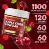 Supplmnt Apple Cider Vinegar Gummies, Red Apple Flavour, 120 Count view 2