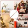 zuousxbs Santa Staircase Advents Calendar Yuletide Countdowns Wood Calendar With Santa Climbing Steps For Christmas Decors view 3