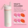 Vitapod Paris Hilton x Daily Wellness System - 22oz Pearlescent Water Bottle in Champagne Kiss & 6 Drink Mix Pod Sampler, Includes BEAUTY+, HYDRATION+, and ENERGY+ Functional Drink Mix Pods view 2