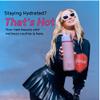 Vitapod Paris Hilton x Daily Wellness System - 22oz Pearlescent Water Bottle in Poolside Blue & 6 Drink Mix Pod Sampler, Includes BEAUTY+, HYDRATION+, and ENERGY+ Functional Drink Mix Pods view 3