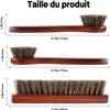 Travel-Friendly Luxury Leather Shoe Care Bundle - Compact Horse Hair Brush & Boot Polish Tools for On-The-Go Leather & Sneaker Maintenance (3+1 pcs) view 4