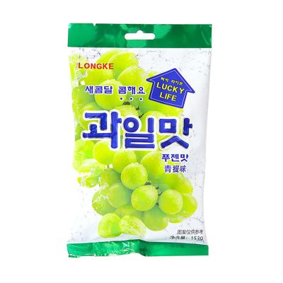 BaiLiSnacky Individually Wrapped Candy 153g for End of Year Team Gifts Party Favors, Assorted Flavors, Snacks, (Green grape flavor)