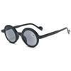 ABETOS Round Reading Glasses Sunglasses UV400 Protection Small Retro Lightweight Eyeglasses Outdoor Sun Readers for Men and Women 1.0 1.5 2.0 2.5 3.0, Black+2.0 view 1