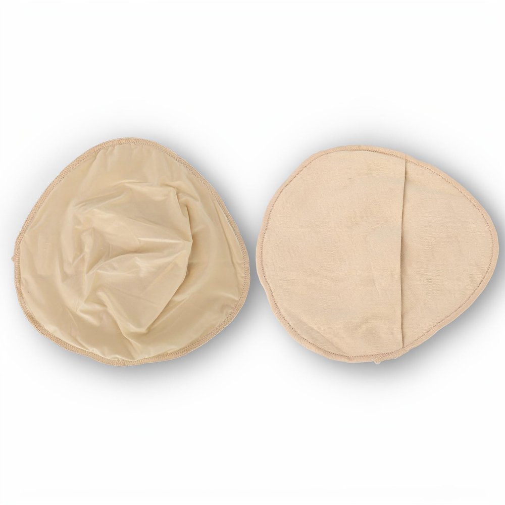 Dpofirs Fake Breast Protective Case, Mastectomy Breast Pockets Large Size Breathable Breast Prosthesis Mastectomy Bra, Cotton Prosthesis Mastectomy Bra