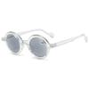 ABETOS Round Reading Glasses Sunglasses UV400 Protection Small Retro Lightweight Eyeglasses Outdoor Sun Readers for Men and Women 1.0 1.5 2.0 2.5 3.0, Clear+1.0 view 1