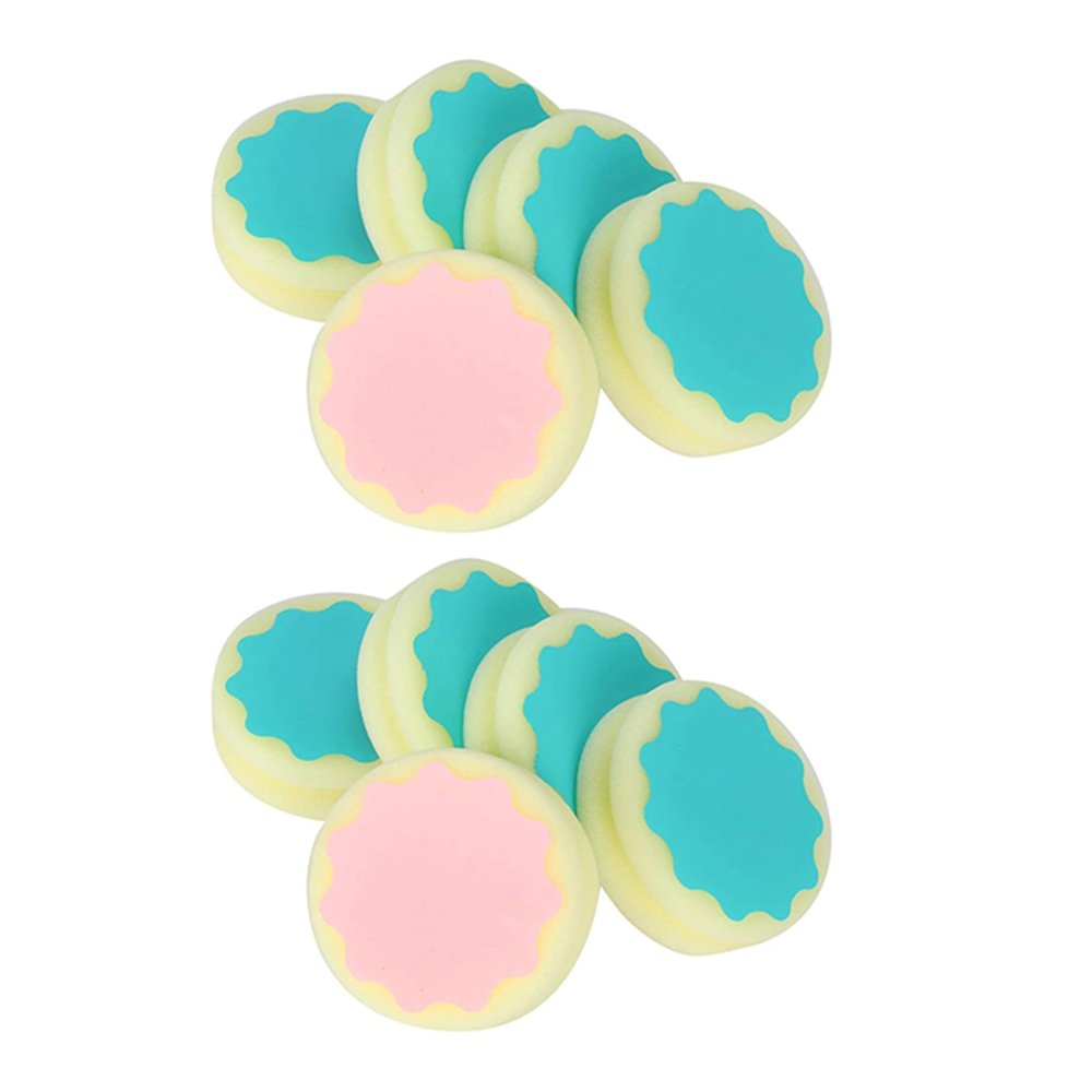 Eoslcusmvl 10 Pieces Depilation Pads Painless Hair Removal Sponge for Face Leg Arm Body, Reusable Physical Hair Removal Tool