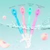 5 in 1 Toothbrush & Floss, Disposable Mini Toothbrushes, Portable Pre-Pasted Mini Travel Toothbrush Set with Floss, Pick & Tongue Scraper, Portable Oral Care for Travel Work (Sakura Flavor, 10pcs) view 3