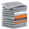 Multipurpose Wire Dishwashing Rags for Wet and Dry Stainless Steel Scrubber Non-Scratch Wire Dishcloth for Washing Dishes Sinks Counters Easy Rinsing Machine Washable Pack 10 view 1