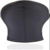 BDSM Kinky Hood Soft Stretch Full Face Cover for Roleplay and Fetish Play, Black Elastic Balaclava for Couples Games, Masquerade Costume Accessory for Men (Fully Covered) view 3