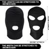 BDSM Kinky Hood Soft Stretch Full Face Cover for Roleplay and Fetish Play, Black Elastic Balaclava for Couples Games, Masquerade Costume Accessory for Men (Fully Covered) view 4