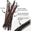 25 Vanilla Pods Grand Cru 14-16 cm Extra Quality, Flexible, Scented - Eco Pack view 2