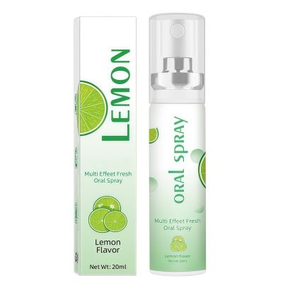 Fruit Oral Breath Spray,Pro-Biotic Oral Spray,Breath Freshener Spray,Oral Care Spray,Long-Lasting Mouth Freshener,Mouth Spray for Bad Breath,Breath Fresheners for Adults,Dry Mouth Spray,Lemon
