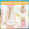 Benvo Mosquito Head Net Mesh One Piece Face Neck Fly Netting Cover from Bugs Gnats Noseeums Hat-Compatible Insect Shield for Fishing, Camping, Gardening (2pcs, Khaki, Upgraded Big Net) view 2