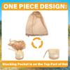 Benvo Mosquito Head Net Mesh One Piece Face Neck Fly Netting Cover from Bugs Gnats Noseeums Hat-Compatible Insect Shield for Fishing, Camping, Gardening (2pcs, Khaki, Upgraded Big Net) view 4
