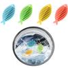 Kaseremy Washing Ball for Washing Machine, 4 Pieces Fish Shape Dryer Balls, Washing Balls, Rubber Washing Ball for Laundry Drum, Reduce Wrinkles and Clamp view 1