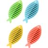 Kaseremy Washing Ball for Washing Machine, 4 Pieces Fish Shape Dryer Balls, Washing Balls, Rubber Washing Ball for Laundry Drum, Reduce Wrinkles and Clamp view 2
