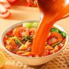 Authentic Chili Spicy Noodles,Guizhou Sour Soup Noodles,Instant Red Oil Cool Liangpi,Healthy breakfast,Instant meal replacement,Delicious Chinese Snacks Gift (Sour soup flavor,5bags) view 2
