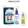 Ninnyi Piercing Bump Solution Care Kit, 60ml Piercing Aftercare Solution 60ml and 10ml Piercing Repair Solution, Gentle Cleaning of Pierced Ears view 2