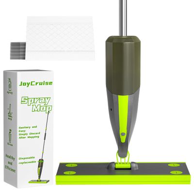 Spray Mop for Cleaning Spray Wet Dry Mops with 60 Dry Pads & 420ML Refillable Bottle Flat Mop for Hardwood, Tile, Laminate, Vinyl, and Marble Floors