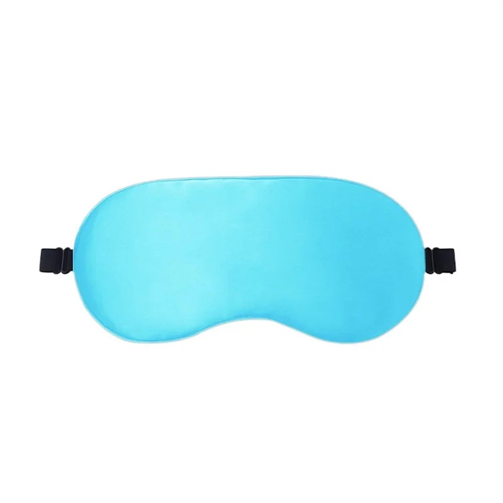 Eye Mask Imitation Silk Sleeping Eye Mask Travel Rest Eyemask Aid Cover Pad Soft Blindfold Relax Massager Improve Sleep Better Tools(No.6)