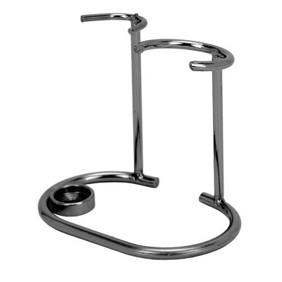 Brrnoo Barber Straight Blade Barber Straight Blade Holder, Stainless Steel Barber Straight Blade Barber Straight Blade Stand with Anti-Slip Features Safety for Restroom and Personal Care (Rose