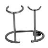 Brrnoo Barber Straight Blade Barber Straight Blade Holder, Stainless Steel Barber Straight Blade Barber Straight Blade Stand with Anti-Slip Features Safety for Restroom and Personal Care (Rose view 2