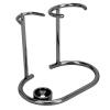 Brrnoo Barber Straight Blade Barber Straight Blade Holder, Stainless Steel Barber Straight Blade Barber Straight Blade Stand with Anti-Slip Features Safety for Restroom and Personal Care (Rose view 3
