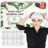 Shampoo Caps No Rinse, Hair Washing Shampoo Shower Caps for Elderly and Bedridden Patients, Rinse Free Shampoo Shower Caps for Post Surgery, Hospital, Camping (12 Pack) view 1