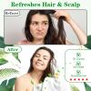 Shampoo Caps No Rinse, Hair Washing Shampoo Shower Caps for Elderly and Bedridden Patients, Rinse Free Shampoo Shower Caps for Post Surgery, Hospital, Camping (12 Pack) view 3
